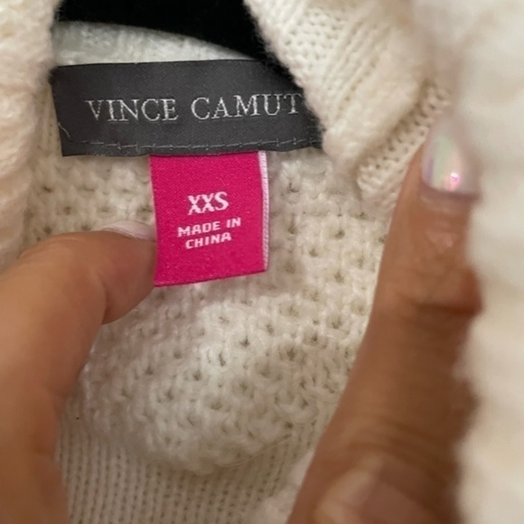 Vince Camuto Cream Sweater size XS - Picture 6 of 8